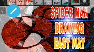 How to Draw Spiderman Step by Step Tutorial | Infinite Design