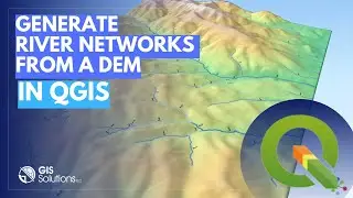 Generate River Network from DEM || QGIS Generate Stream Network
