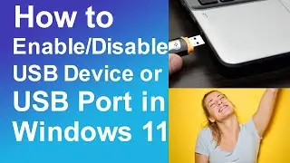 How To Enable/Disable USB Devices or USB Ports in Windows 11