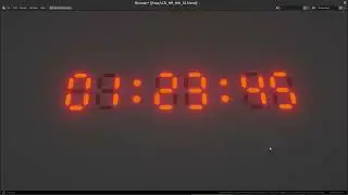 Blender 3.2⍺: LCD HH:MM:SS
