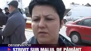 Muncitor ingropat de viu in Targoviste 23 MARTIE 2011