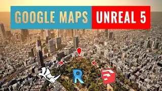 Custom Models in UNREAL 5 and GOOGLE MAPS using Cesium ( Revit, Rhino, Sketchup)