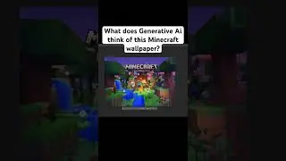 Photoshop Ai completes: MINECRAFT Cover Art [Generative Fill] #minecraft
