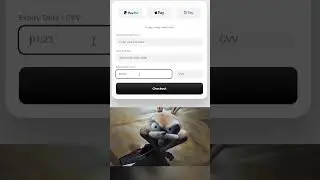 Payment page using HTML and CSS 