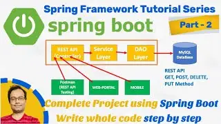 Spring Boot Tutorial | Controller, Service & DAO Layer | MySql | CRUD Operation REST API