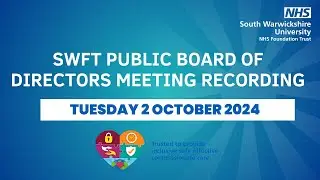 SWFT Public Board of Directors Meeting 2 October 2024 Recording