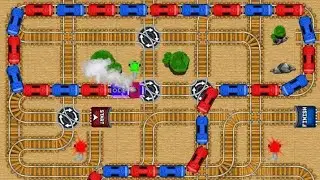 Train Track Maze - Classic Make Puzzle Game - (Level 36 - 45) Gameplay #5
