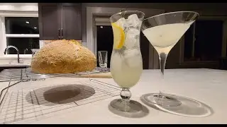 How to Make Rosemary Gin Cocktails (Gimlet / Gin Fizz)