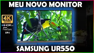 MELHOR MONITOR 4K CUSTO BENEFÍCIO? MEU NOVO MONITOR!