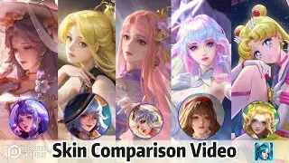 Zhaojun｜Skin Comparison Video｜Vídeo de comparação de skin｜Honor of Kings