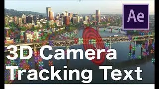 3D Camera Tracking Text | Adobe After Effects CC 2019