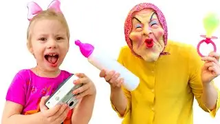 Няня и забавная история для детей | Правила поведения для детей