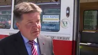 Anschluß Straßenbahn Bahnhof Gmunden 2015