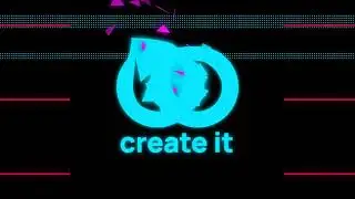 Vaporwave Effect logo animation intro template (no software needed)