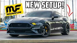 Mustang GT NEW Catback Exhaust Install! SOUNDS WAY BETTER!!!