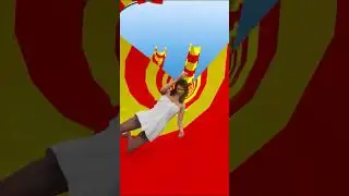 Amanda, Tracey, Franklin & Lamar Funny Water Slide #1 #shorts