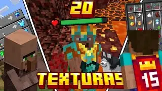 Top 20 TEXTURAS ÚTILES para Minecraft Bedrock 1.21+