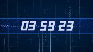 Часы СТС 2006-2007 в футуристическом стиле