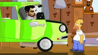 AN Mugen Request #2106: Mr. Bean VS Homer Simpson