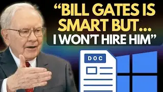 Warren Buffett - I Won't Hire Bill Gates No Matter How Smart He is To Run Bershire. #stockmarket