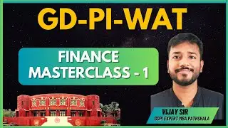 Management Masterclass | Finance part 1 (Free)| GDPI Mastery Course | MBA Pathshala 