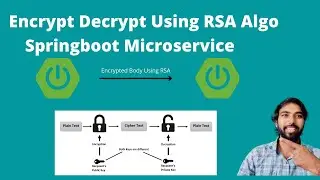 Encryption and  Decryption using RSA algorithm | Springboot Rest Api encrypt decrypt.