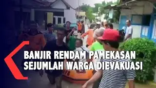 Detik-detik Evakuasi Warga Banjir Pamekasan