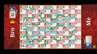 Ludo King 2 Player Match | Snake and ladders 🔥gameplay🔥  Saamp Sidi Game With Bro | लूडो किंग #42