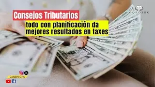 🔴 La planificación es clave para que legalmente pague menos o tenga una devolución mas alta