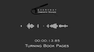 Turning Book Pages | HQ Sound Effects