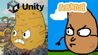 !!!Can I recreate the first level of Cuphead using Scratch?!!! | Marcos Godplays