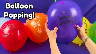 FUN POPPING LOTS OF BALLOONS!!!
