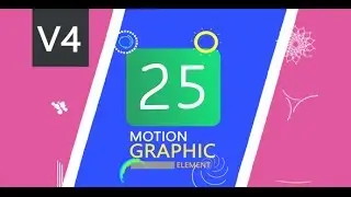 25 Motion Graphic Elements Pack V4