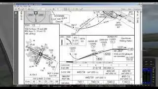 How to Land with X Plane's Garmin 530 ~ Tutorial