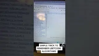 SIMPLE TRICK TO REMEMBER LEETCODE