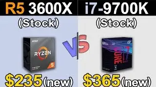 Ryzen 5 3600X Vs. i7-9700K | 1080p and 1440p Gaming Benchmarks