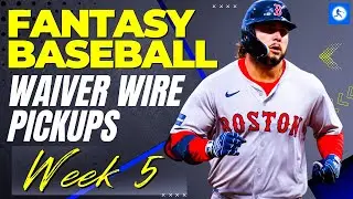 Hitters & Pitchers Fantasy Baseball Waiver Wire Pickups - Week 5 (2024)