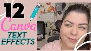 12 Canva Text Effects | Canva Tips & Tricks 2021 Canva Hacks