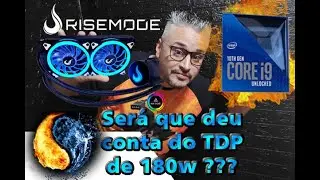 ❄️ Water Cooler Rise Mode Galaxy Z Black 240mm RGB 💦 Instalação e Testes de Stress com i9 10900k