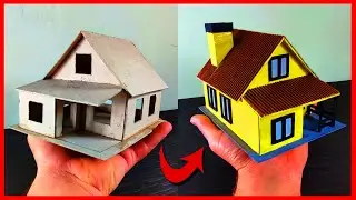 Karton Ev Kendin Yap - Cardboard House DIY - Homemade - Ev Yapımı - how to - Haus machen - diy - DIY
