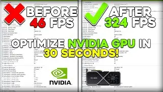 How to Optimize your NVIDIA GPU in UNDER *30 SECONDS* ✅ (Boost Fps, Lower Delay!)