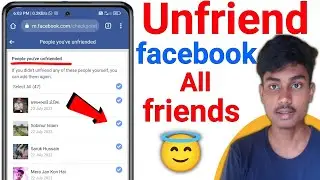 Unfriend all facebook friends | Unfriend all facebook friends 2023