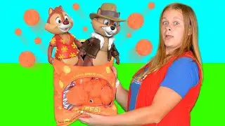 Chip and Dale Take the Assistants Snacks and Make a Mess for Paw Patrol
