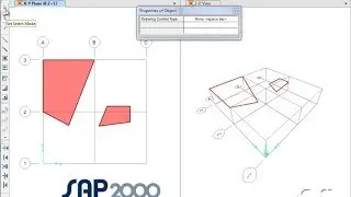 SAP2000 - 03 Draw Commands: Watch & Learn