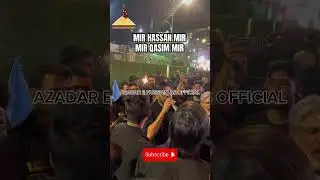 MIR HASSAN MIR & MIR QASIM MIR IN KARBALA #shia #mirhasanmir #mirqasimmir