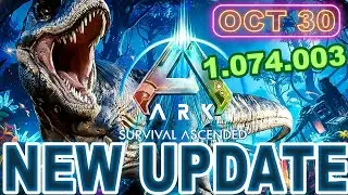 ARK Survival Ascended Update 1.074.003 Patch - Ghost Dinos, New Weapon, & Halloween Chaos Explained!