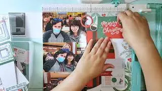 #30dscbl15 Day 16 Process Video | "Merry Christmas" | Pinkfresh Studios Scrapbook Collection