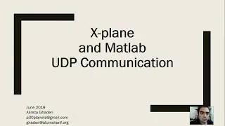 X-plane and Matlab Communication via UDP using NASA XPlaneConnect (XPC)