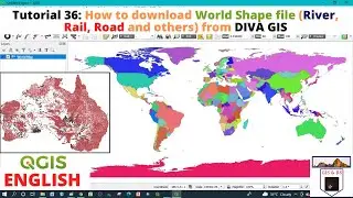 How to download World Shape file and  River, Rail, Road Shape file and others from DIVA GIS