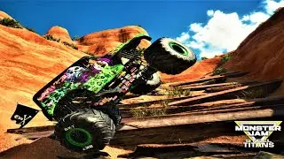 Monster Jam Steel Titans Grave Digger Xtreme Off Road Hill Climbing Rock Crawling